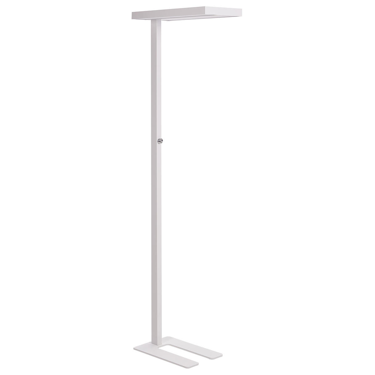STEHLAMPE Taurus 61/29/197 cm - Weiß, Metall (61/29/197cm) - Beliani