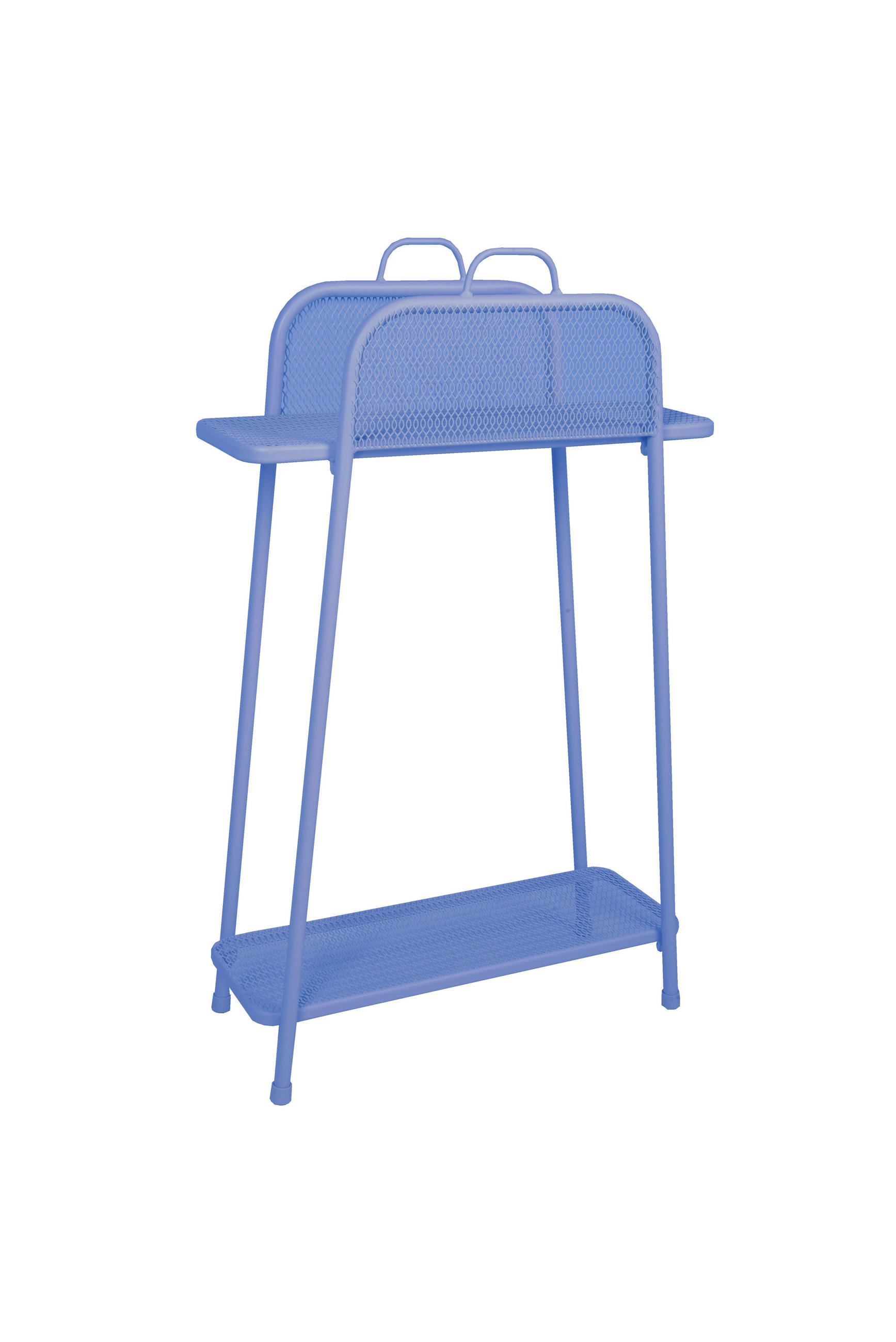 Deluke Balkonregal Blau 27x105.5x65.5 cm