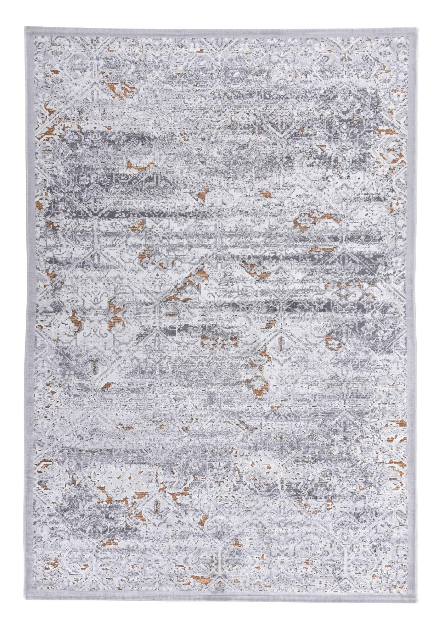 FLACHWEBETEPPICH Orelia 195x280 cm - Goldfarben, Textil (195/280cm) - Gino Falcone