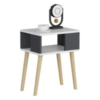 BEISTELLTISCH Lekeberg - Anthrazit, Holzwerkstoff (35/45/60cm) - [en.casa]