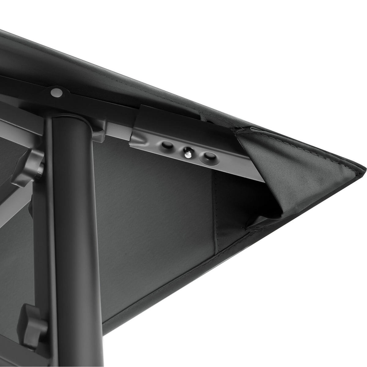 GRILLPAVILLON Maracaibo, 240 x 150 x 250 cm, anthrazit - Anthrazit, Kunststoff (150/250/240cm) - tectake