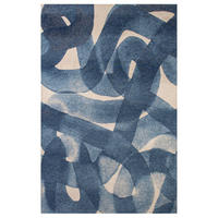 TEPPICH modern Flachgewebe TIRANA Blau 240 x 340 cm - Blau, Textil (240/340cm) - Novatrend