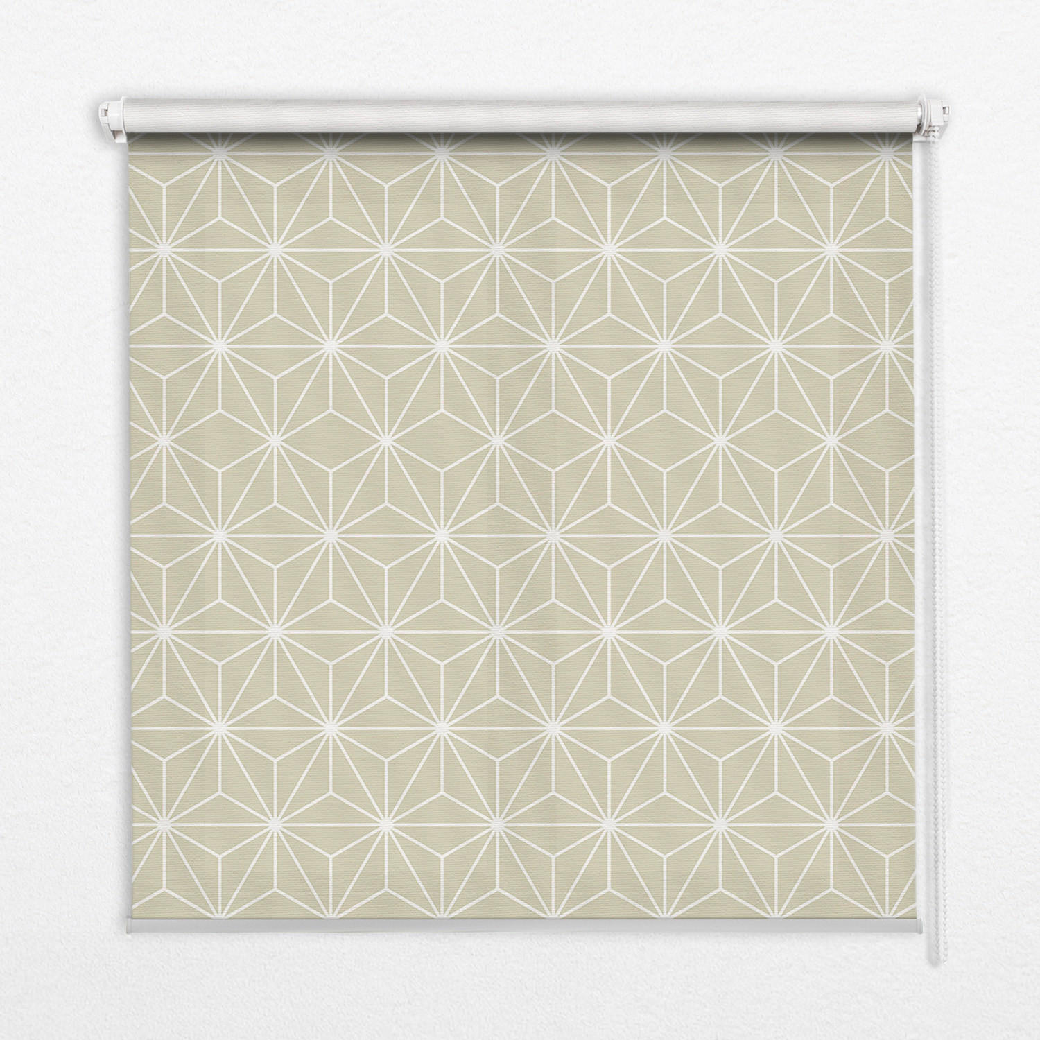 TULUP VNITŘNÍ roleta - okenní roleta - roleta - 110x140 cm - Bílé tečky spojené tečkami