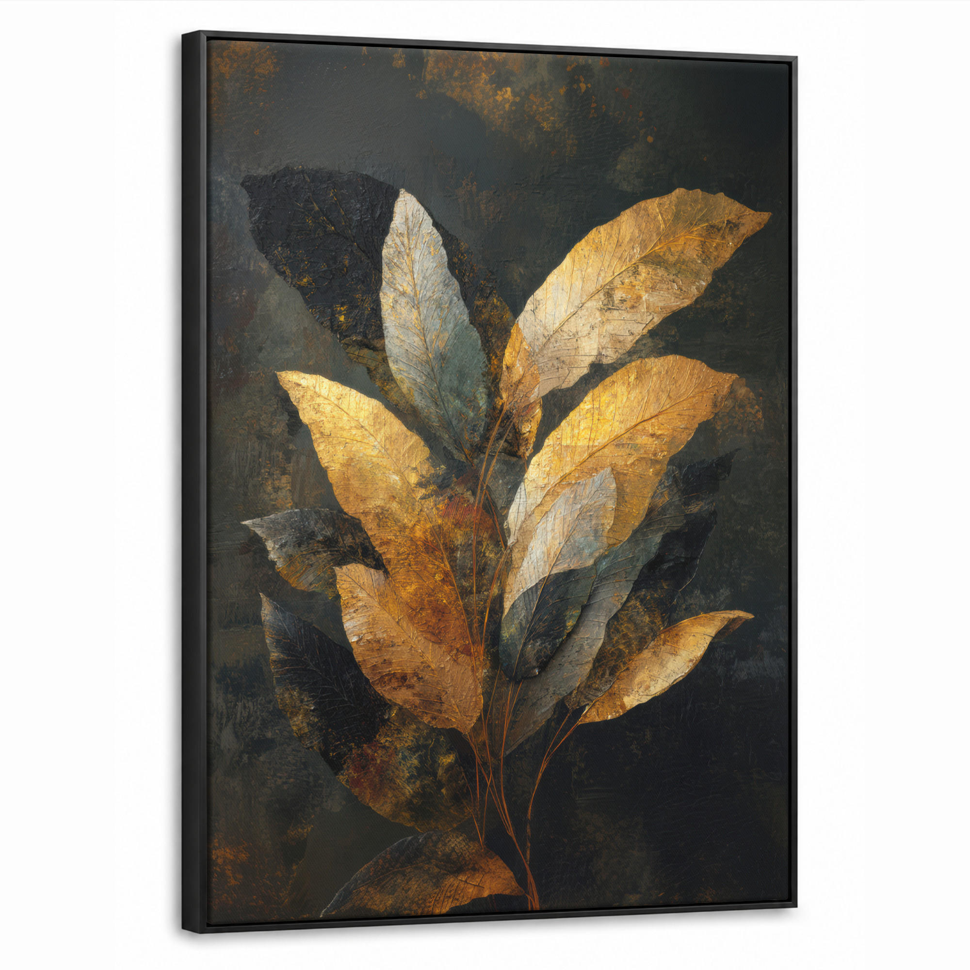 MuchoWow Leinwand Gold 60x80 cm