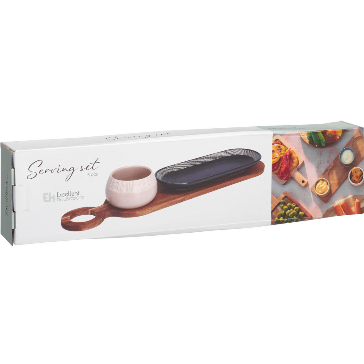 SNACKSCHALEN Tablett Rori Mehrfarben 7,5/7,5/5,5 cm - Multicolor, Keramik (7.5/5.5/7.5cm) - Excellent Houseware