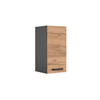 HÄNGESCHRANK R-Line Goldkraft Eiche 30 cm - Honigeiche/Anthrazit, Holzwerkstoff (30/60/31cm) - Vicco