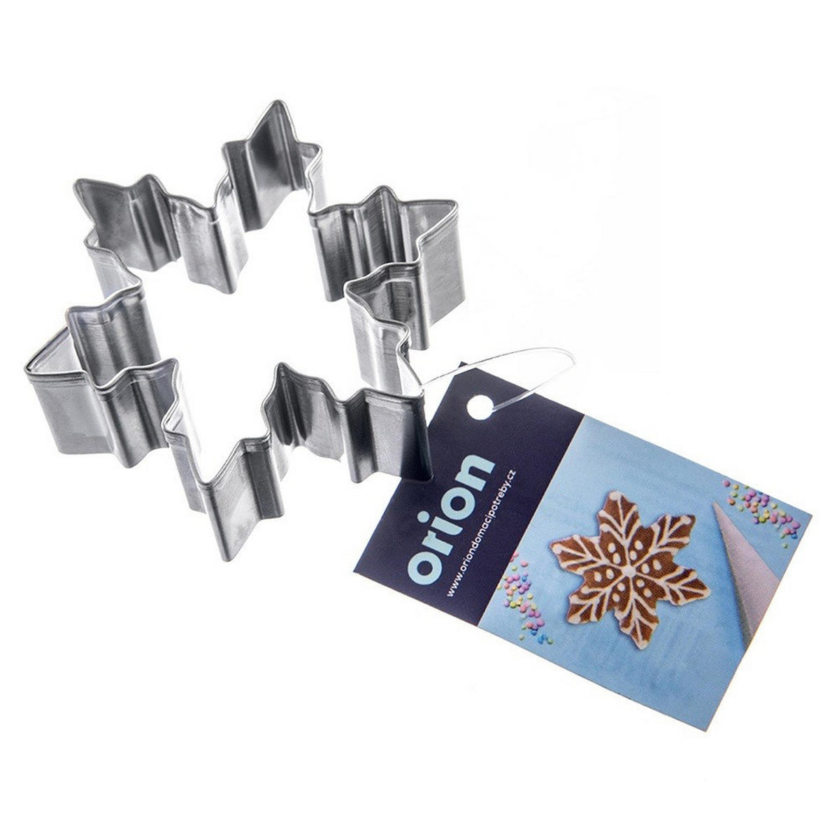 AUSSTECHFORM Schneeflocke 5,5 cm Silber - Silberfarben, Metall (5.5/1.5/5.5cm) - Orion 
