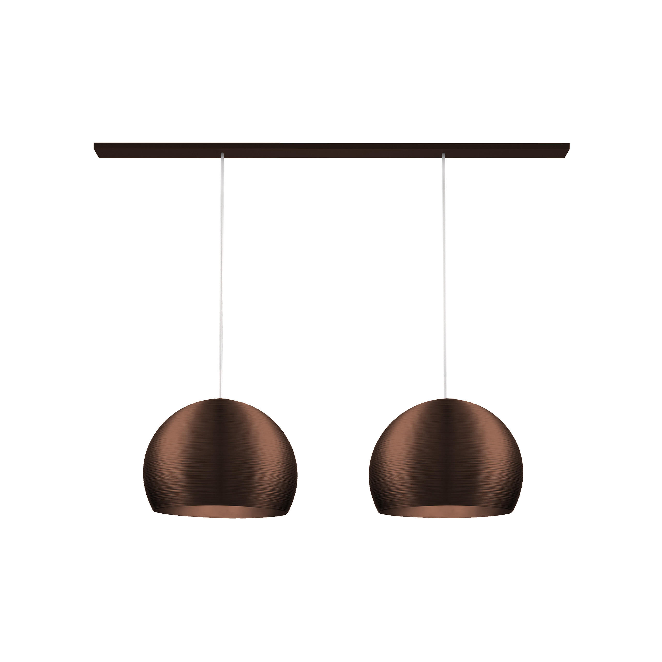 HÄNGELEUCHTE - Dunkelbraun, Metall (70/25/20cm) - Lumicom