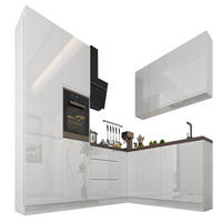 ECKKÜCHE 290 x 230 cm – Aspen KA3-M290 - in Weiß/Hochglanz - Weiß, Holz (520/212/58cm)