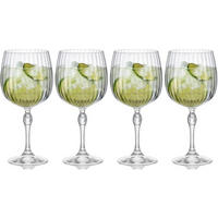 GIN-TONIC-GLAS Gin Tonic Gläser America 20er 740 ml - 4 Stück - Transparent, Glas (0.74L) - Bormioli Rocco