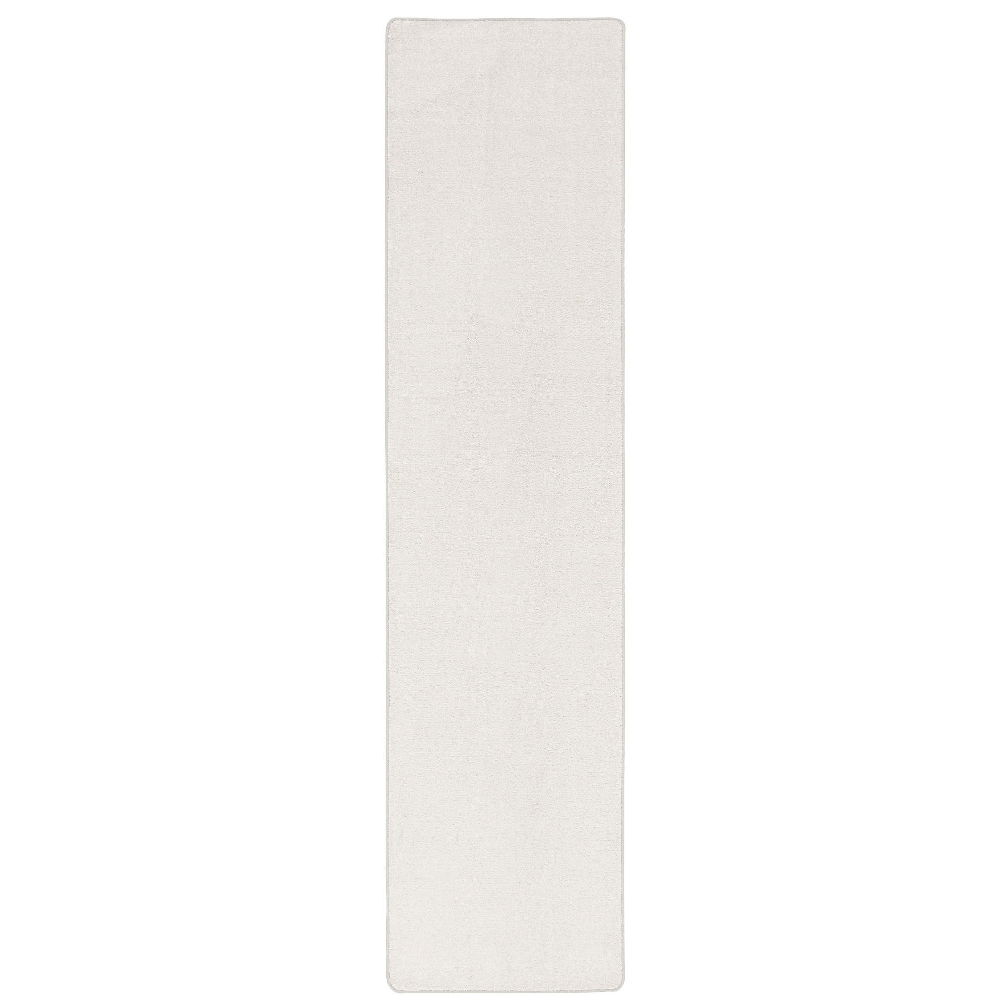 HOCHFLOR VELOURS LÄUFER TEPPICH LUNA - Hellgrau, Textil (80/200cm) - Snapstyle