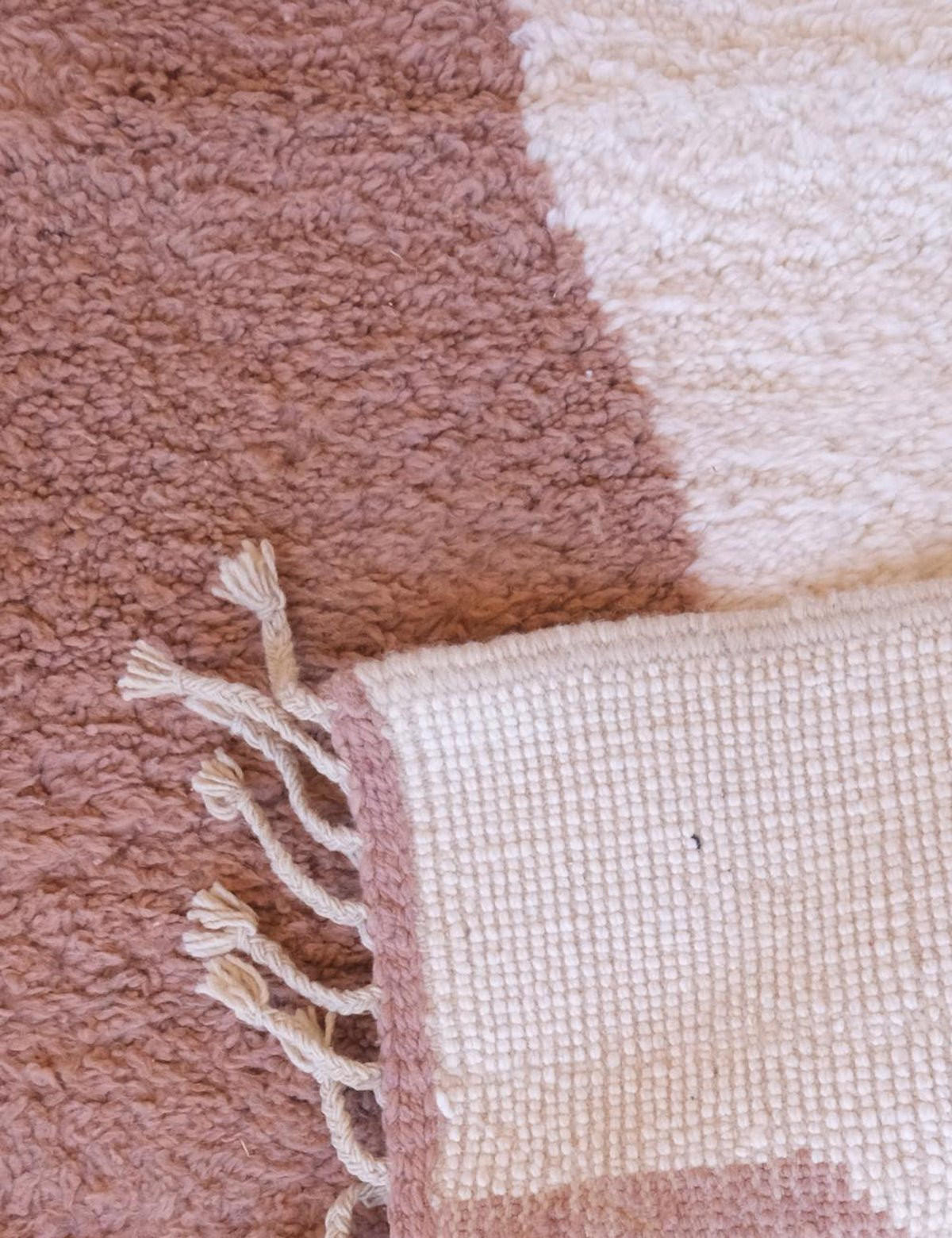 BERBERTEPPICH modern elegant 255x 351 cm - Braun, Naturmaterialien (255/351cm) - AFK Living