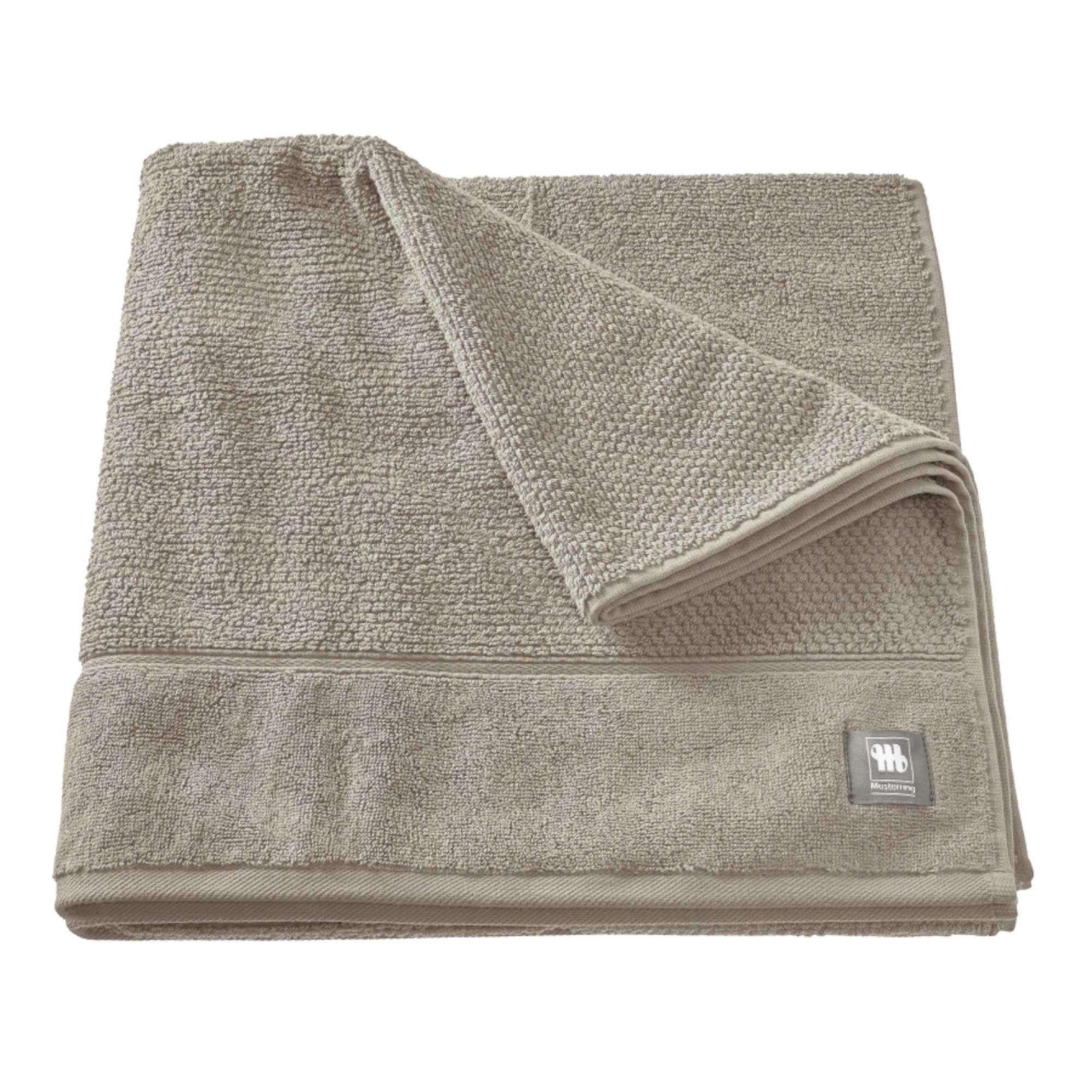 DUSCHTUCH SOLID - Grau, Textil (80/160cm) - Musterring