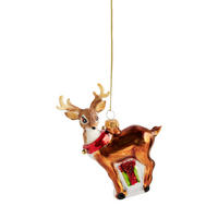 GLASKUGEL Regalos, Mehrfarbig, 4.5 x 10 x 12.5 cm, Dekorative Weihnachtsdeko - Multicolor, Glas (10/4.5/12.5cm) - home&you