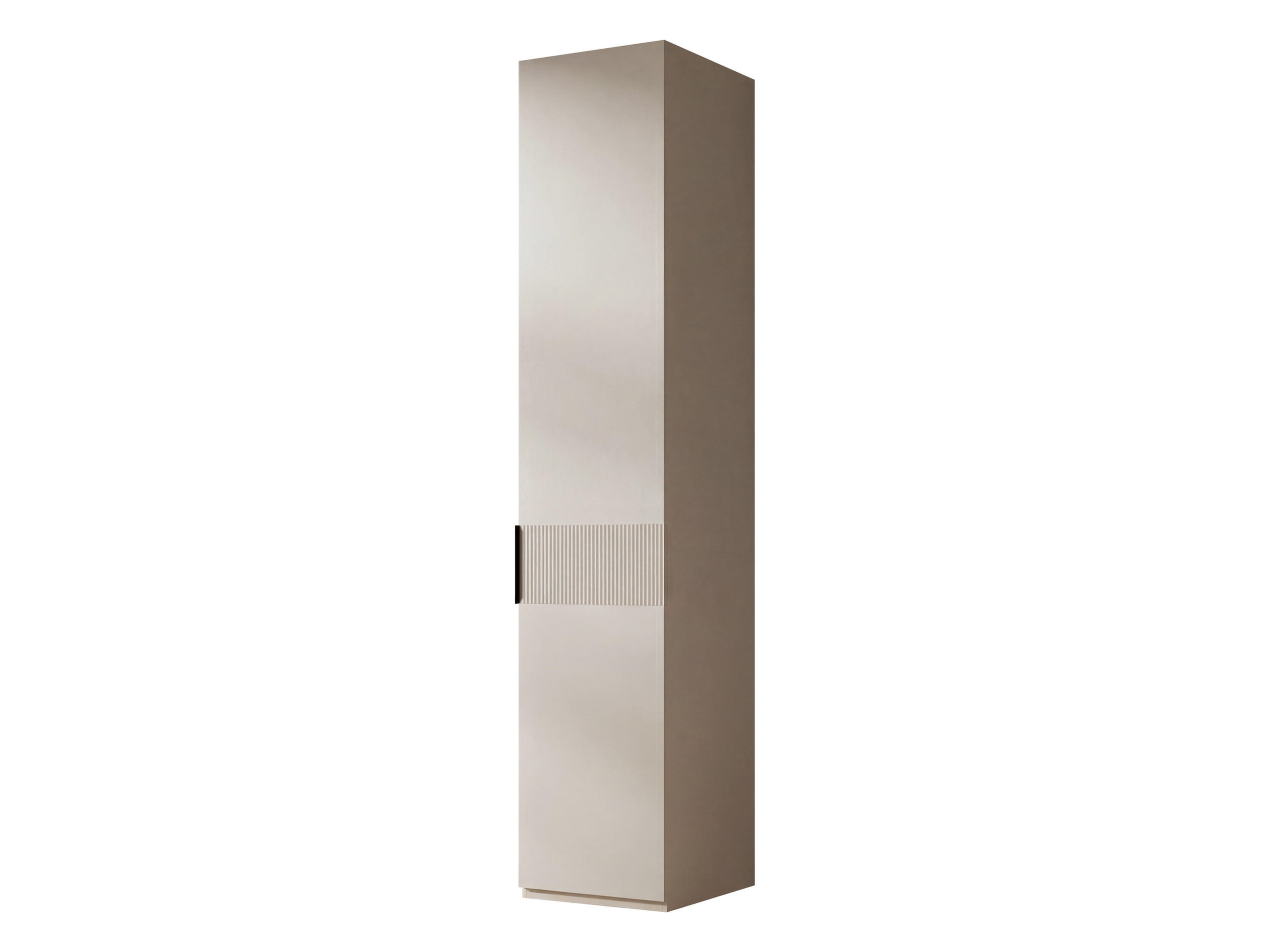 KLEIDERSCHRANK Soreno 45 L-R 1D, Seite: Rechts - Beige, Holzwerkstoff/Kunststoff (45/237/60cm) - MIRJAN24