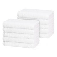 GÄSTETÜCHER, 10er-Set, 100% Baumwolle - Weiß, Textil (30/50cm) - Zollner