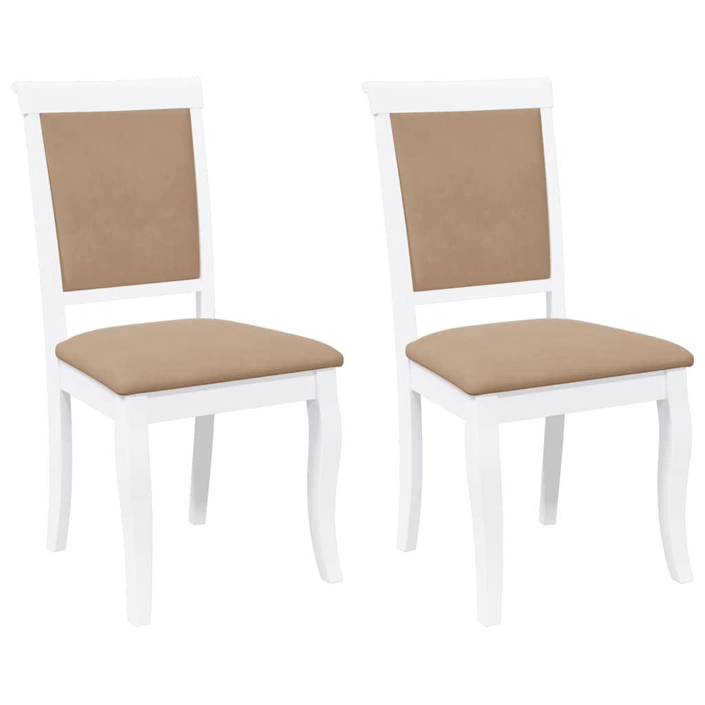 STUHL-SET 2 Stk Vogthain 50/95.5/55 cm - Weiß, Holz (50/95.5/55cm) - ZMH