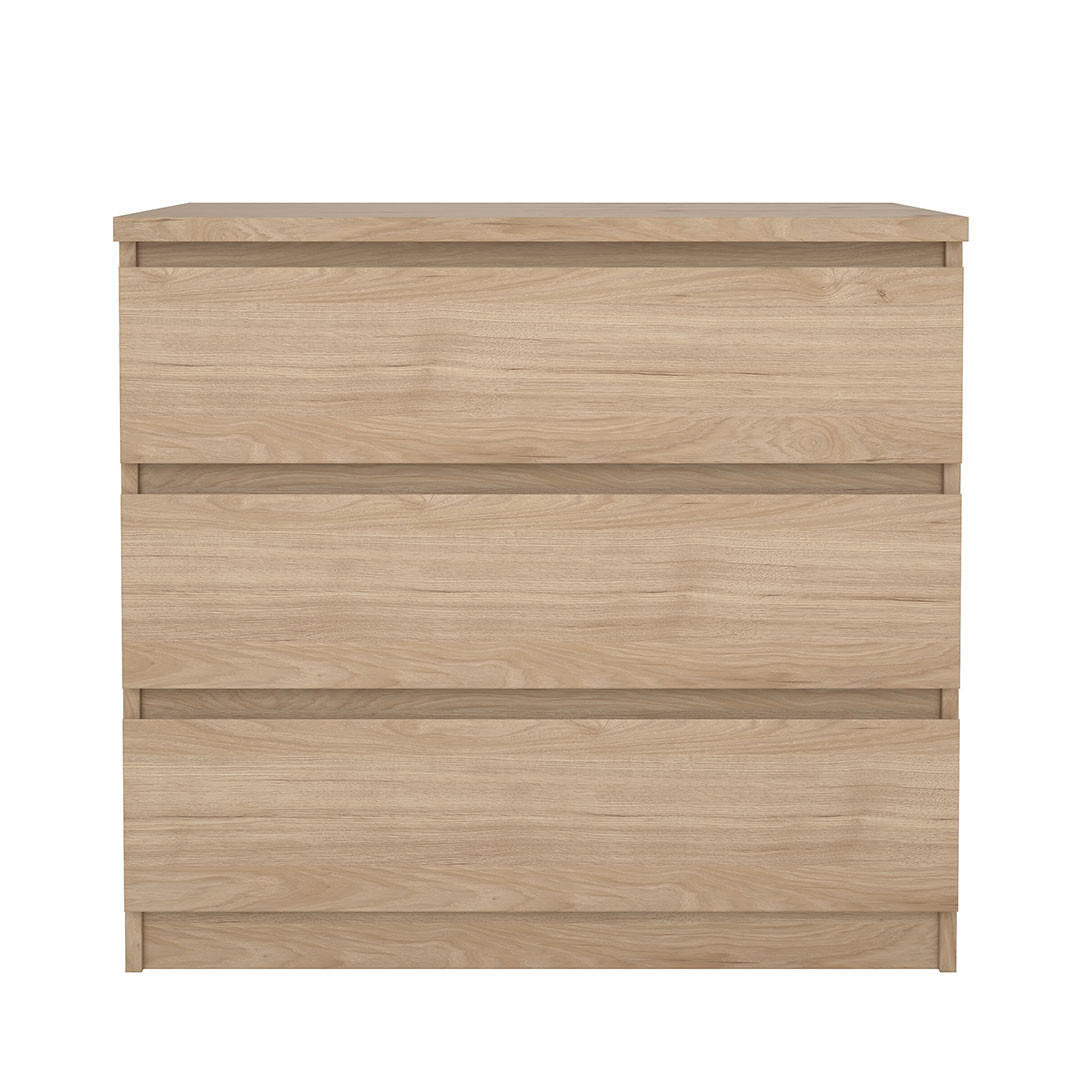KOMMODE, Naia, Eiche, Holzwerkstoff, 77 x 50 x 68 cm - Eichefarben, Holzwerkstoff (77/68/50cm) - ebuy24