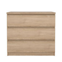 KOMMODE, Naia, Eiche, Holzwerkstoff, 77 x 50 x 68 cm - Eichefarben, Holzwerkstoff (77/68/50cm) - ebuy24