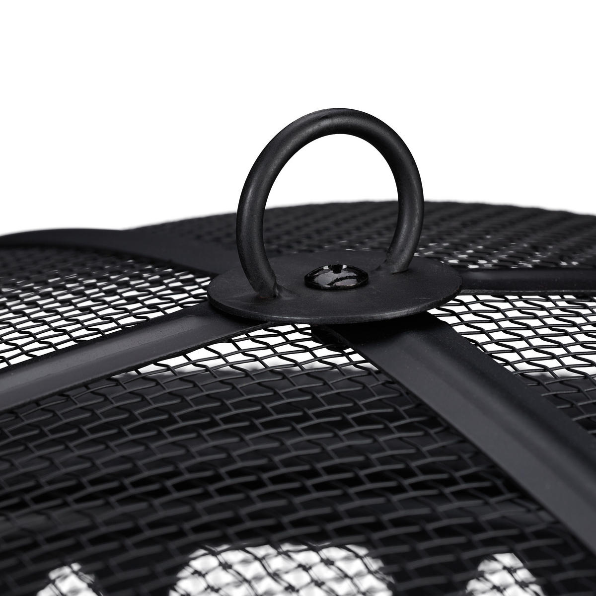 FEUERSCHALE - Schwarz, Metall (75/58/75cm) - Relaxdays