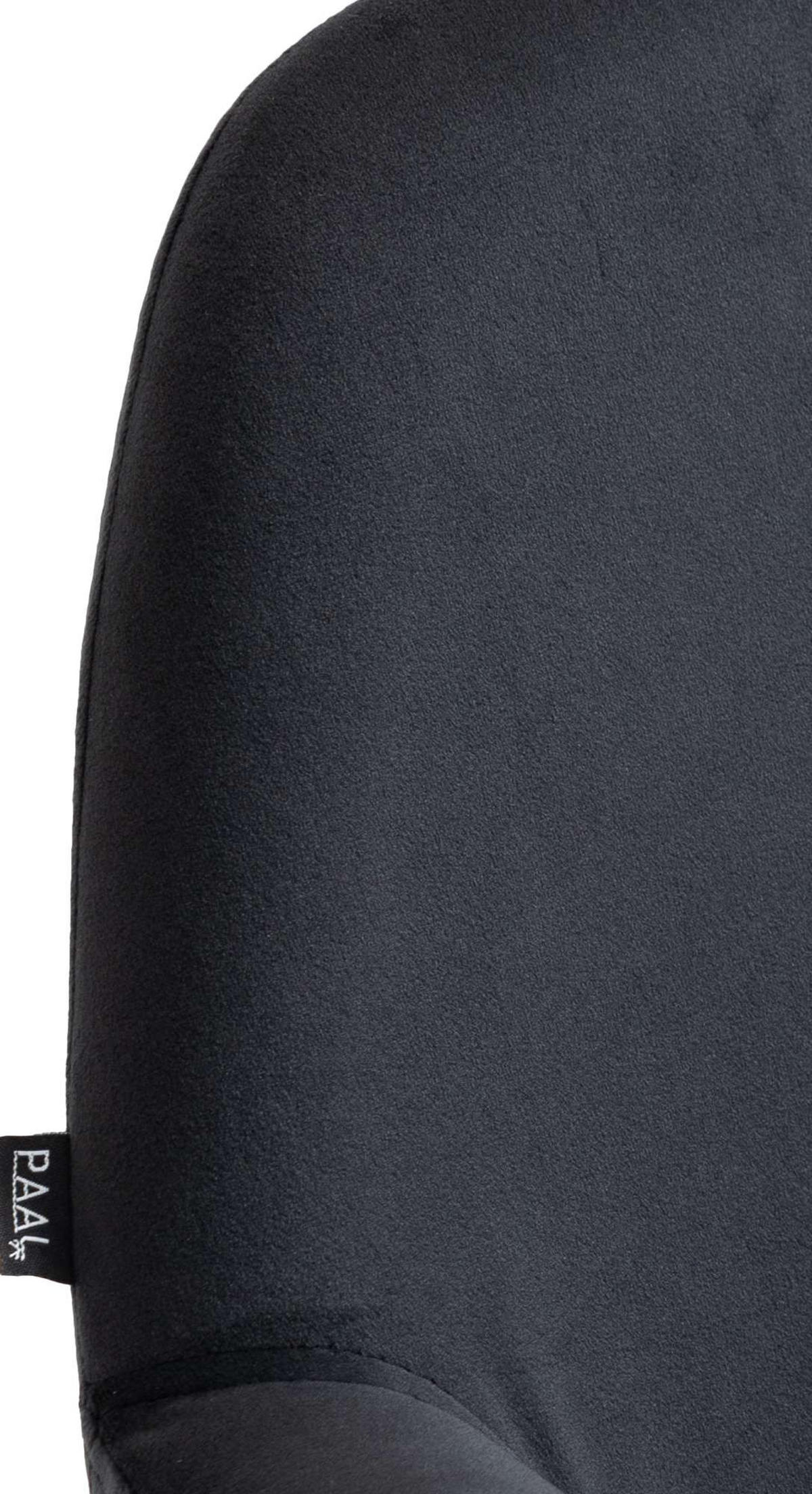 BARHOCKER 2er Set Samt Schwarz - Schwarz, Textil/Metall (51/89/52cm) - CLP