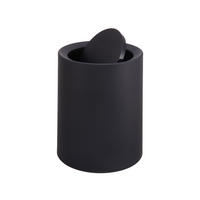 MÜLLEIMER - Schwarz, Kunststoff (26/31.5/26cm) - Relaxdays