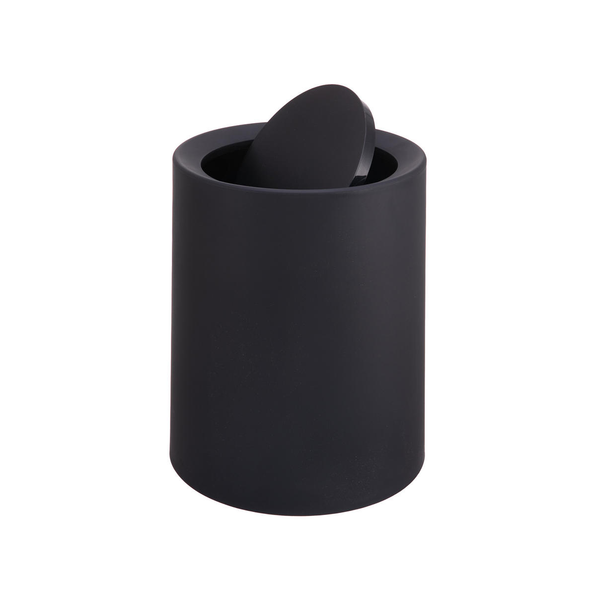 MÜLLEIMER - Schwarz, Kunststoff (26/31.5/26cm) - Relaxdays