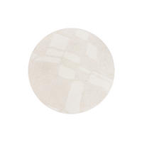SOFT-TEPPICH Nordic Weiß Ø200 cm - Weiß, Textil (200/200cm) - Tesso Living