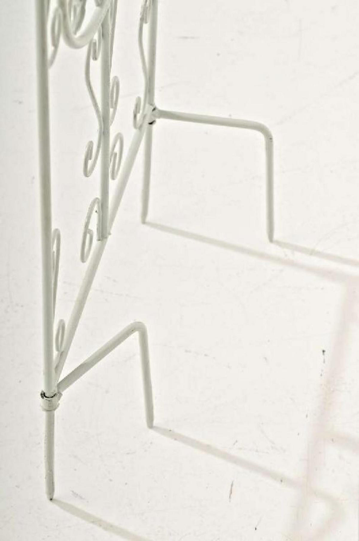 RANKGITTER Metall antik weiß - Weiß, Metall (35/122/1cm) - CLP