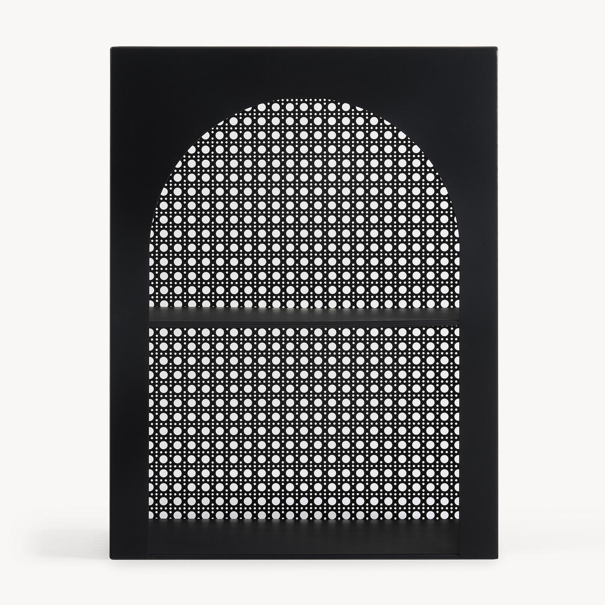 WANDREGAL Jäller I. - Schwarz, Metall (30/40/13cm) - [en.casa]