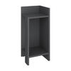 NACHTTISCH Lenar Anthrazit 27 x 60 cm - Anthrazit, Holzwerkstoff (27/60/25cm) - Vicco