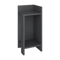 NACHTTISCH Lenar Anthrazit 27 x 60 cm - Anthrazit, Holzwerkstoff (27/60/25cm) - Vicco