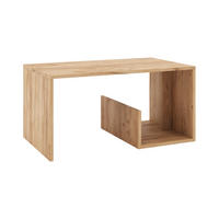 COUCHTISCH Lonar Goldkraft Eiche 80 x 46.6 cm - Honigeiche, Holzwerkstoff (46.6/80/40cm) - Vicco
