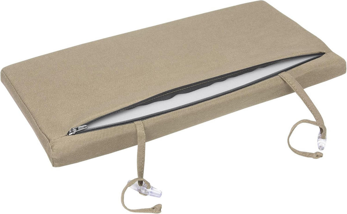 ROLLLIEGENAUFLAGE Loft RL 200x60x5cm Natur (2tlg) - Naturfarben, Textil (60/10/200cm) - Beautissu 