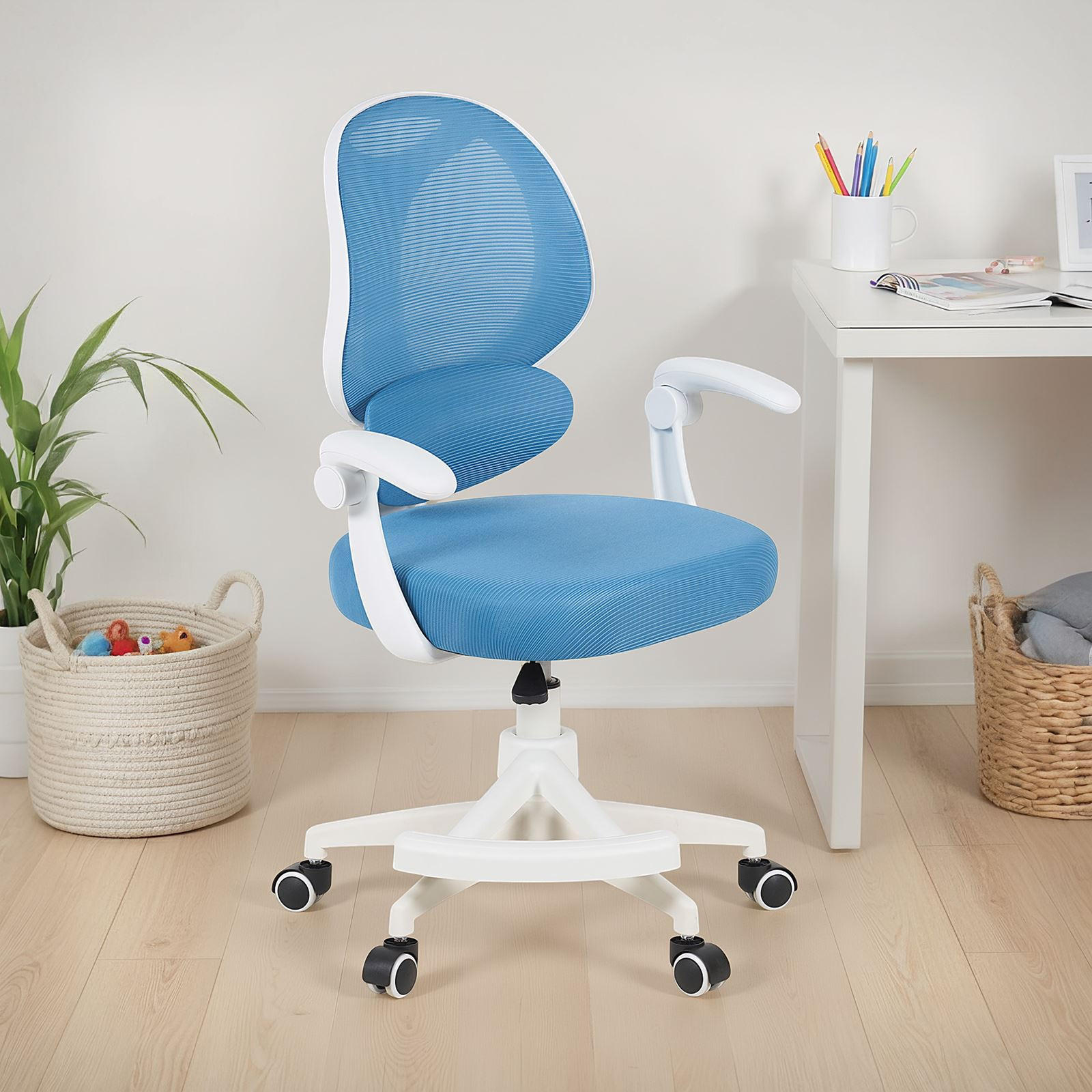 KINDERDREHSTUHL ISLA - Blau, Textil (49/102/62cm) - IDIMEX