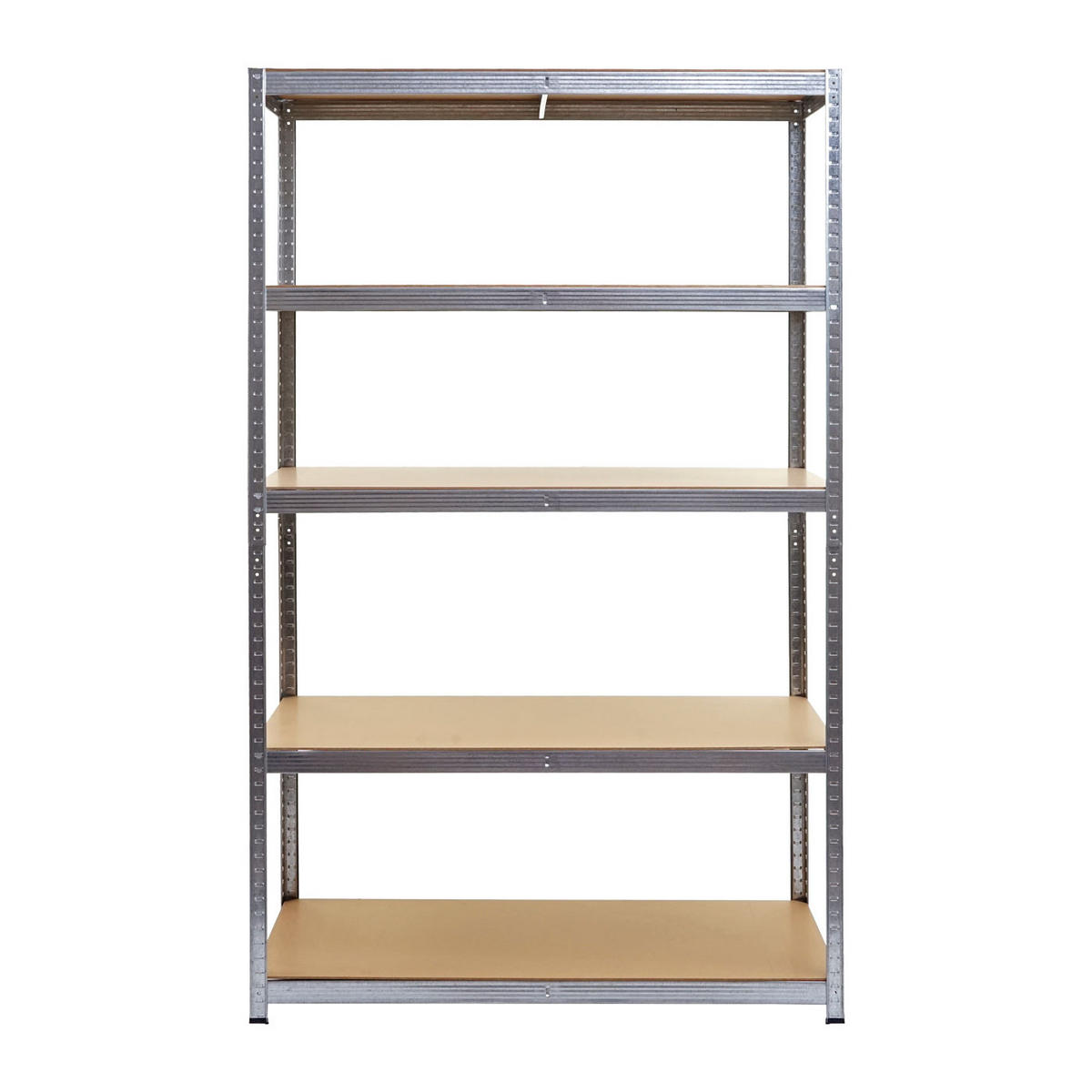 SCHWERLASTREGAL Silbergrau, Braun - Braun/Grau, Metall (121/200/61cm) - MCW