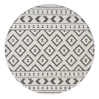 KURZFLOR-TEPPICH Lounge 9999 Grau 200 cm Rund - Grau, Textil (200/200cm) - carpet city