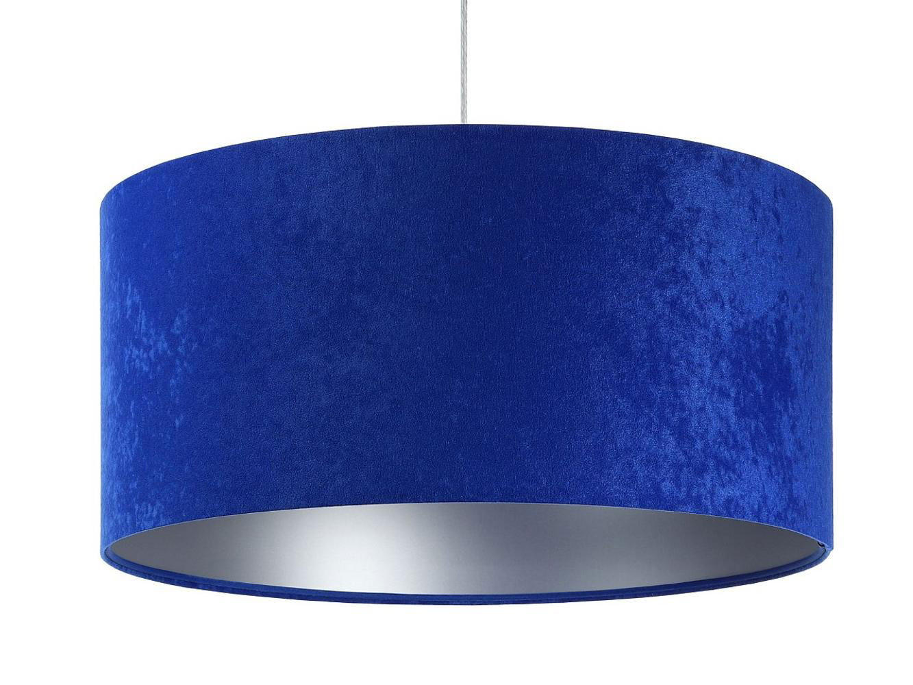 HÄNGELEUCHTE Blau 60/30 cm - Blau/Silberfarben, Kunststoff (60/1.1/30cm) - ONZENO