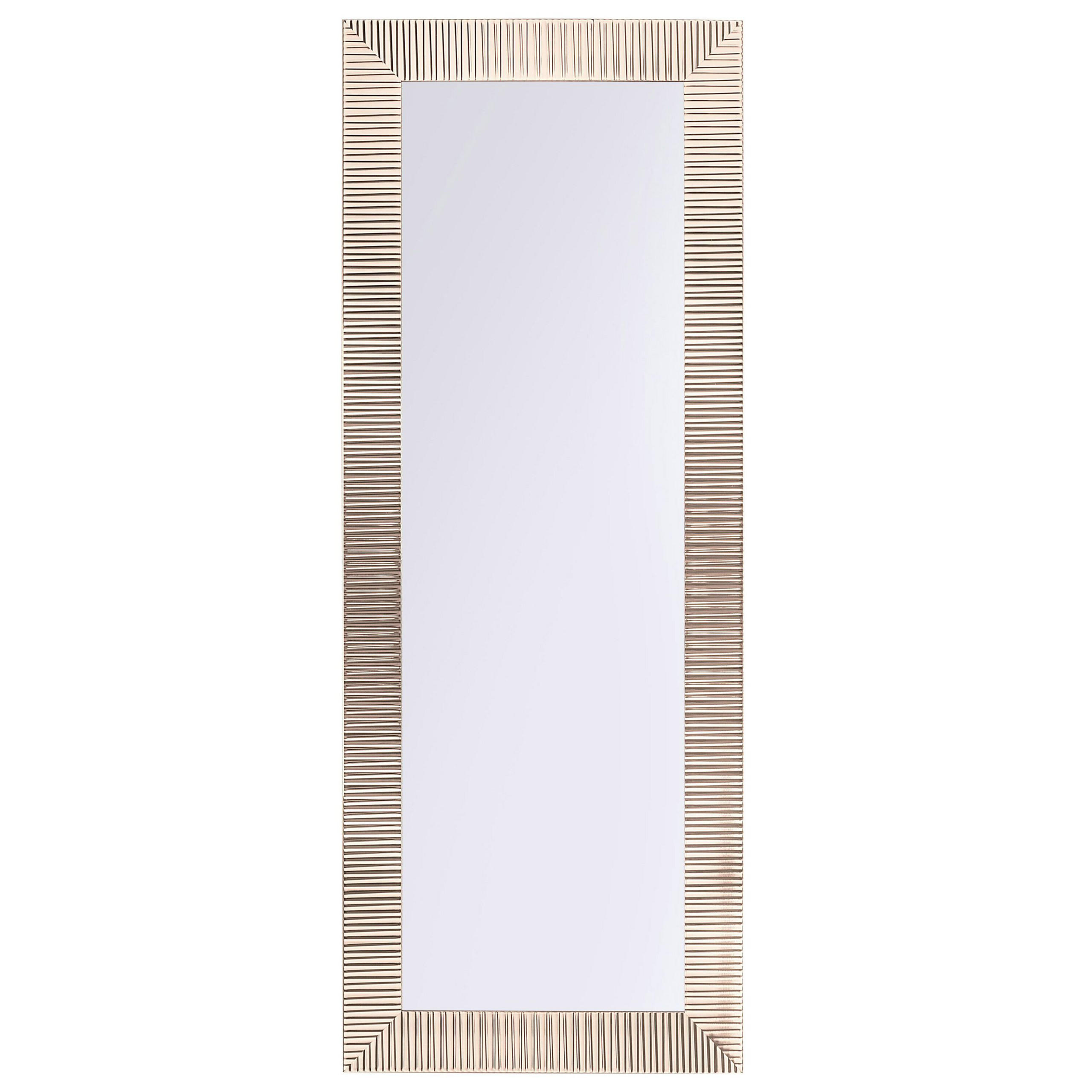 WANDSPIEGEL gold rechteckig 50/130 cm Draveil - Goldfarben, Kunststoff (50/130/2cm) - Beliani