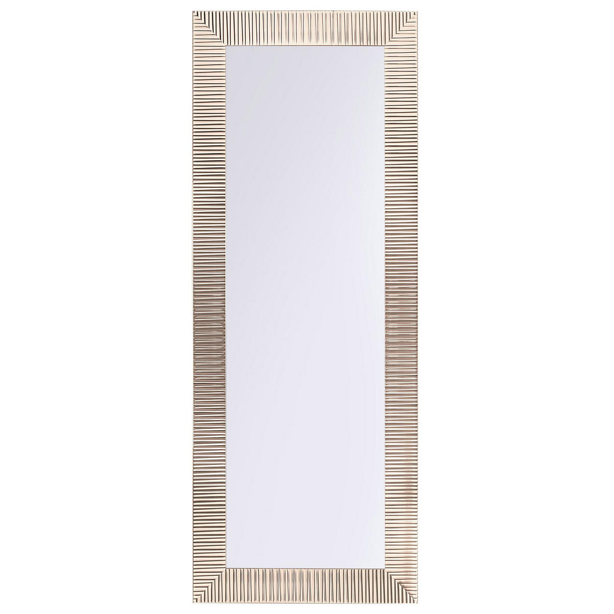 WANDSPIEGEL gold rechteckig 50/130 cm Draveil - Goldfarben, Kunststoff (50/130/2cm) - Beliani