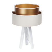 TISCHLAMPE Weiß 30/45 cm - Weiß, Kunststoff (30/0.7/45cm) - ONZENO