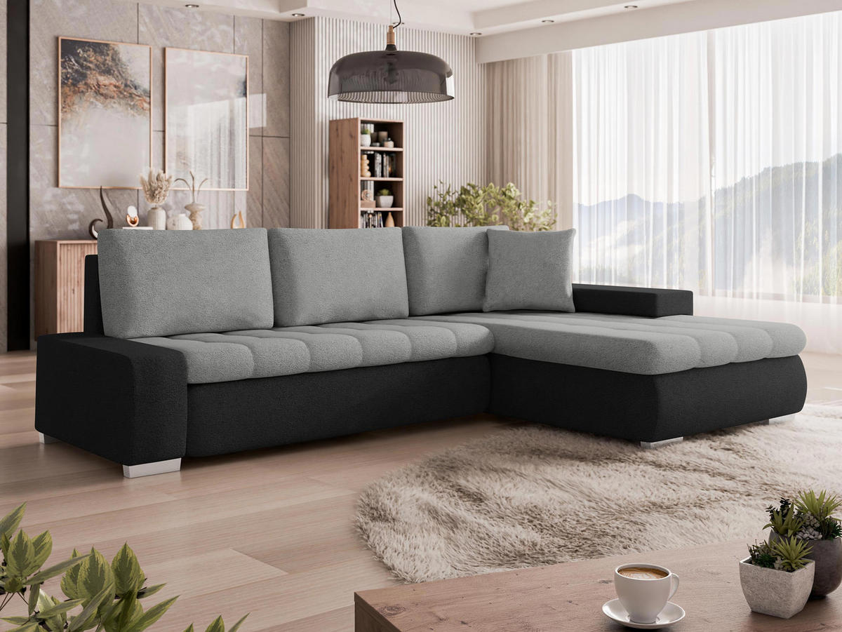 ECKSOFA Orkan Mini - Multicolor, Holz/Textil (265/185cm) - MIRJAN24