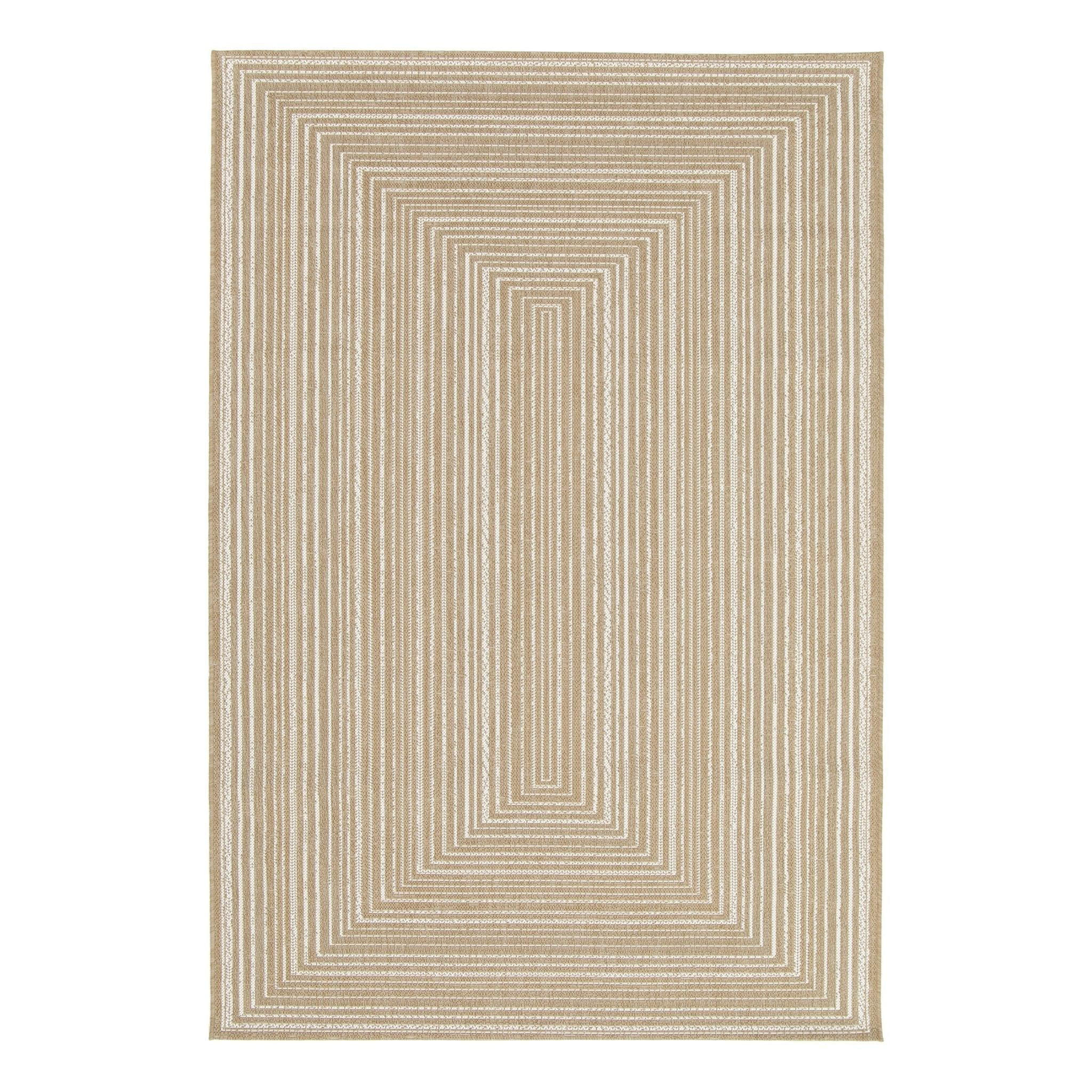 TEPPICH für Innen und Außen im Designstil beige - Beige, Textil (120/170cm) - AFK Living