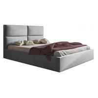 POLSTERBETT 180x200 Terra mit Bettkasten, Hellgrau - Hellgrau, Holz/Textil (180/200cm) - Emporius