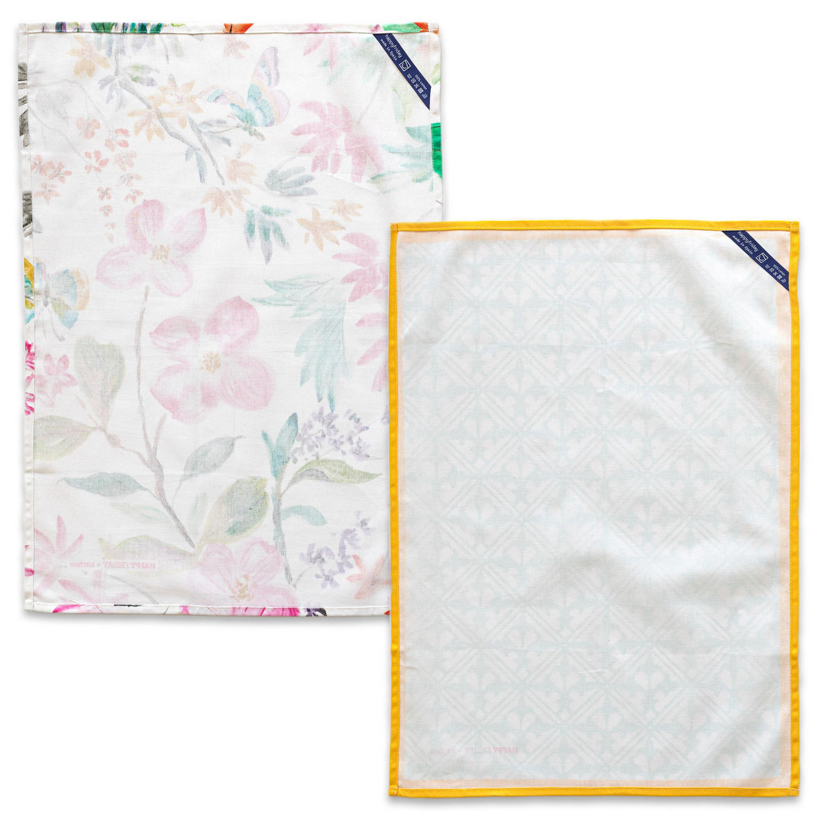 GESCHIRRTUCH (2 tlg) enchant 70x50 cm mehrfarbig - Multicolor, Textil (70/50cm) - Happy Friday