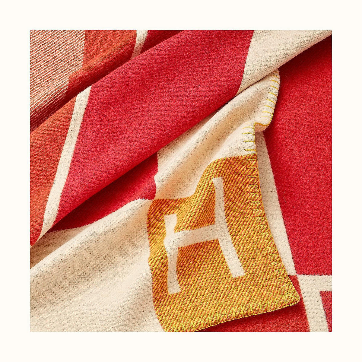 WOHNZIMMERDECKE – 180 x 130 cm, rot - Rot, Textil (180/130cm)
