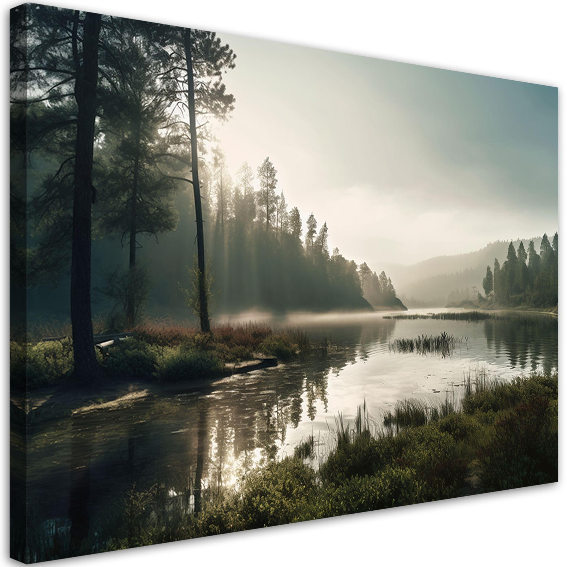 KUNSTDRUCK Grau 120/80 cm - Grau, Textil (120/80cm) - KUNSTLOFT