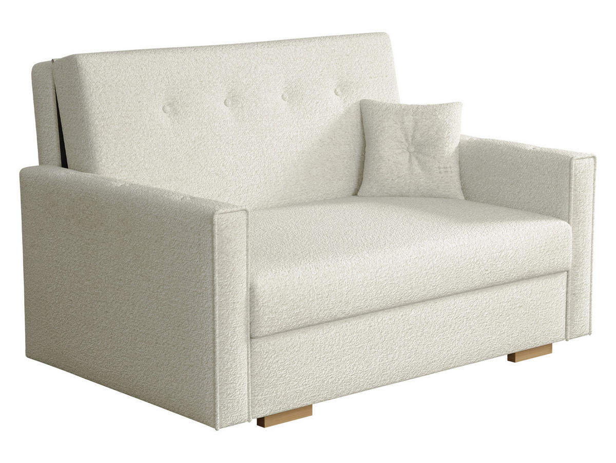 SCHLAFSOFA Viva Sonic II - Schwarz/Naturfarben, Holz/Textil (133/85/100cm) - MIRJAN24