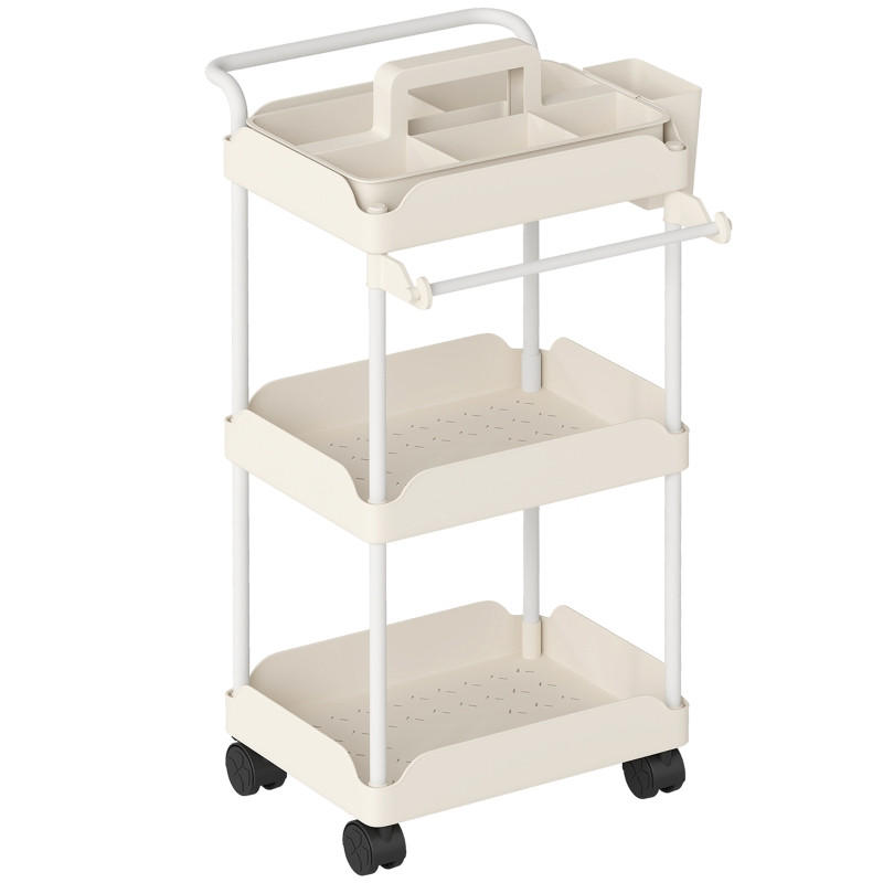 ComfortXL Servierwagen Weiß 42.5x76x42 cm