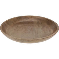DEKOSCHÜSSEL aus Mangoholz Braun 40/40/7 cm - Braun, Holz (40/7cm) - Excellent Houseware